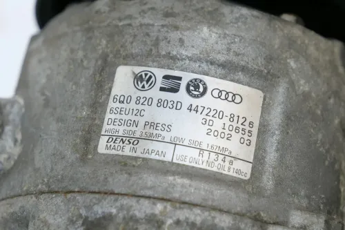 VW Polo 9N Fox Klimakompressor Klima Kompressor 6Q0820803D Golf 4 BAD FSI (101007)