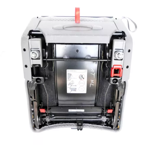 VW Touran Sitz hinten links grau (hinterm Fahrersitz) Rücksitz - 101798 (101798)