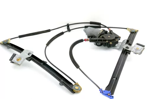 VW Polo 6N elektrischer Fensterheber Motor + Gestänge vorne rechts 2/3-Türer (101892)