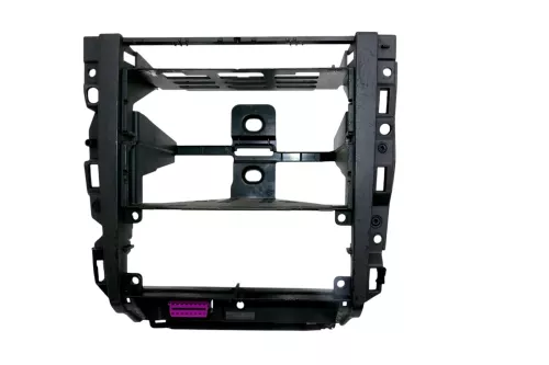 VW Golf 4 Bora Mittelkonsole Verkleidung um Radio schwarz 1J1858069F paar Kratze