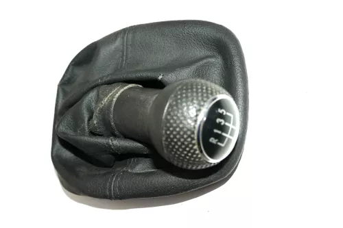 VW Golf 4 Bora Schaltknauf Schaltsack Schaltung Schaltknüppel schwarz 1J0711113C (102842)