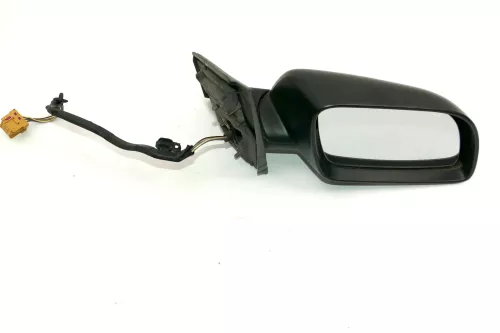 Polo 9N 9N3 elektrischer Spiegel Außenspiegel rechts vorne schwarz matt unlack