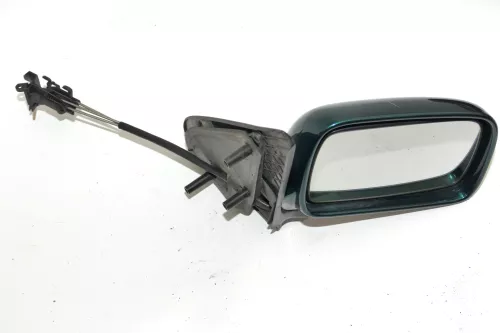 VW Polo 6N manueller manuell Spiegel Außenspiegel rechts mit Glas grün LC6P