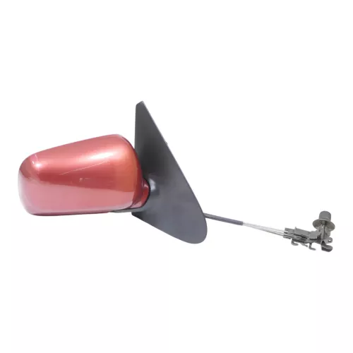 VW Polo 6N manueller manuell Spiegel Außenspiegel rechts mit Glas rot braun LC3M