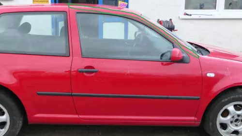 VW Golf 4 Dachdichtung Dichtung Dach oben rechts Beifahrertür 3-Türer Dachleiste (103756)