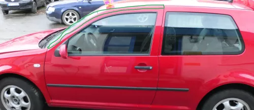 Golf 4 Dachdichtung Dichtung Dach oben links Fahrertür 3-Türer Dachleiste VORNE (103757)