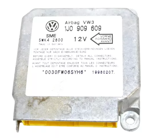 VW Polo 6N Lupo Arosa Steuergerät Airbag Airbagsteuergerät 1J0909609 Golf 4 (104081)
