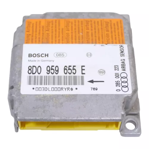 Audi A3 8L Steuergerät Airbag Airbagsteuergerät 8L0959655F 8D0959655E (104996)