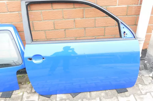 VW Lupo Seat Arosa Tür vorne rechts Beifahrertür blau LW5Z ohne Anbauteile (105286)