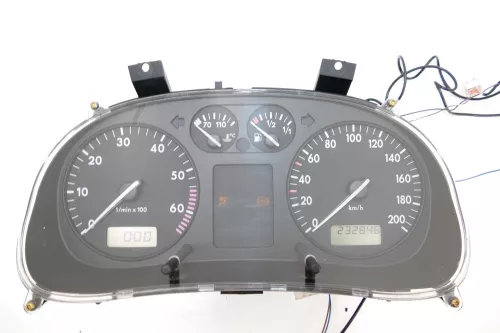 VW Polo 6N Tacho Tachometer Kombiinstrument 232.000km 6N0919860T 6N0919860R (105380)