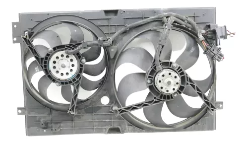 VW Golf 4 Bora Lüfterzarge Lüfter Kühlerlüfter Klimaanlage 1J0121207M 1J0959455M