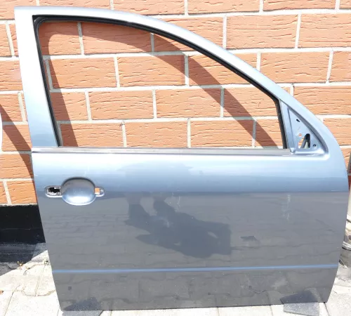 Skdoa Fabia 6Y Kombi + Limo Tür vorne rechts Beifahrertür blau grau LF7V (105835)