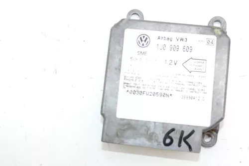 Seat Ibiza 6K Airbagsteuergerät 1J0909609 Index 04 Steuergerät Airbag