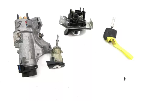 VW Fox 5Z Schloßsystem Türgriff Heckschloß mit 1x Schlüssel Schloß Zündschloß (107351)
