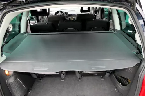 VW Sharan 7M 7M3 Laderaumabdeckung Rollo Hutablage Kofferraum dunkel ab2000 (107437)