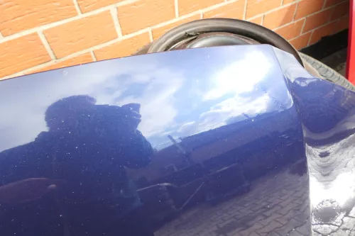 VW Passat 3BG Motorhaube Klappe vorne vorn Haube blau LB5N  4-5 kleine Delle/Beu (107669)