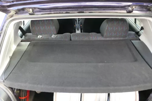 VW Golf 3 Hutablage Abdeckung Kofferraum Abdeckung schwarz hinten  (108288)