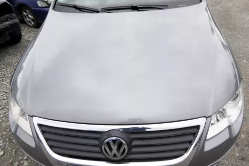 VW Passat 3C Motorhaube Klappe vorne vorn Haube grau LA7T Fronklappe Lack