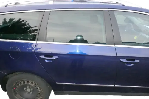 VW Passat 3C Kombi Variant Tür hinten rechts blau LD5Q - OHNE Anbauteile
