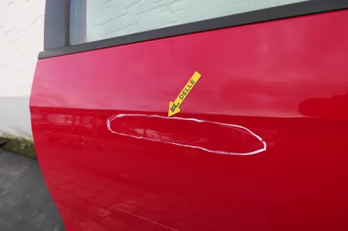 VW Passat 3C Kombi Variant Tür hinten links rot LY3D  (109415)