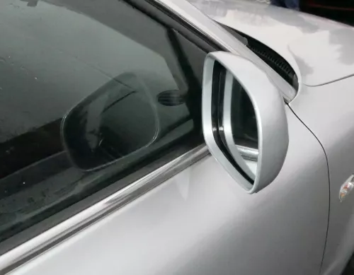 VW Passat 3BG elektrischer Spiegel Außenspiegel rechts silber grau LA7W (109479)