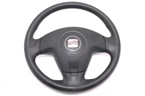 Seat Ibiza 6L Lenkrad 3-Speichen 6L0419091R Airbaglenkrad Airbag (109804)