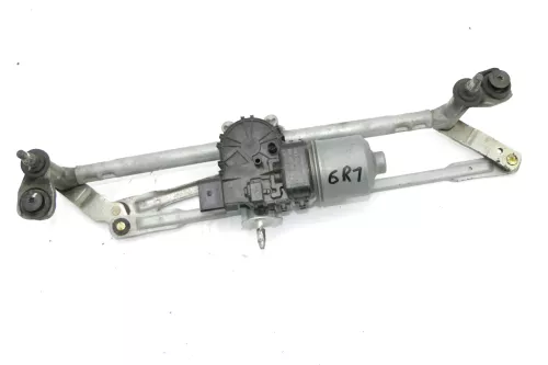 VW Polo 6R Wischermotor Wischer Motor mit Gestänge 6R1955119A vorn