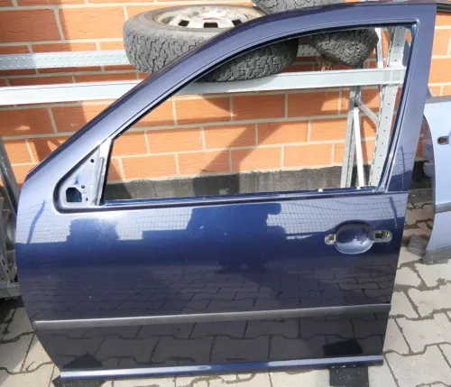 VW Golf 4 Bora Tür vorne links Fahrertür 4/5-Türer + Kombi Variant blau LC5H (110533)