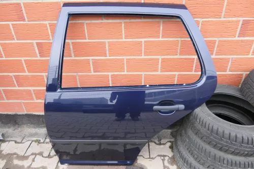 VW Golf 4 Limousine Tür hinten links blau LC5H (KEINkombi) (110547)