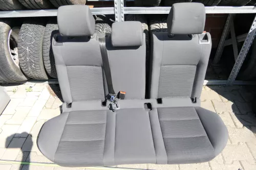 VW Golf 5 V Sitz Sitze hinten Rückbank Rücksitzbank 3 Punkt Gurt Lehne anthrazit