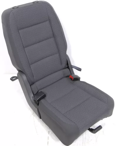 VW Touran 1T Sitz hinten mitte mittig (1. Reihe) Rücksitz anthrazit -ohne Gurtsc