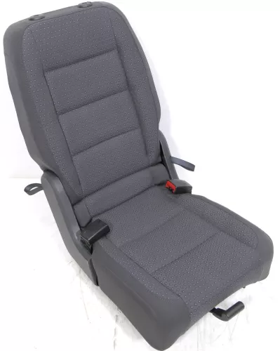 VW Touran 1T Sitz hinten mitte mittig (1. Reihe) Rücksitz anthrazit -ohne Gurtsc