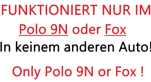 VW Polo 9n Airbag Steuergerät Sitz Airbagsteuergerät 6Q0909606K Crashsensor (111219)