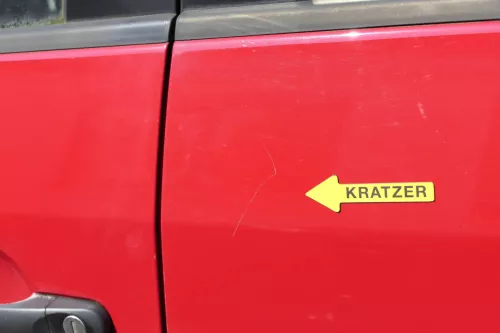 VW Touran 1T 1T3 Tür hinten links rot LY3D tornadorot mit Scheibe (111752)