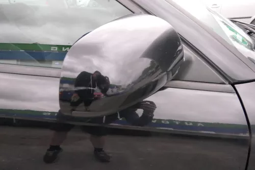 Audi A3 8P elektrischer Spiegel Außenspiegel vorne rechts schwarz LZ9Y (112051)