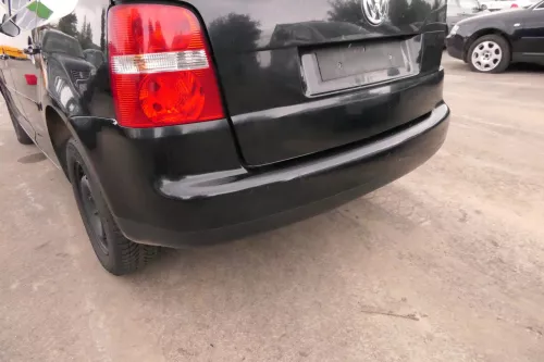 VW Touran 1T Stoßstange hinten Heckstoßstange Stoßfänger schwarz LC9X