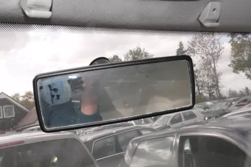 VW T4 Spiegel Innen Innenspiegel Rückspiegel schwarz (112783)