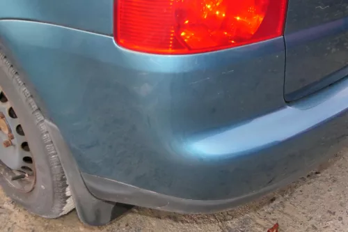 VW Touran 1T Stoßstange hinten Heckstoßstange Stoßfänger blau grün LC5Q (113403)
