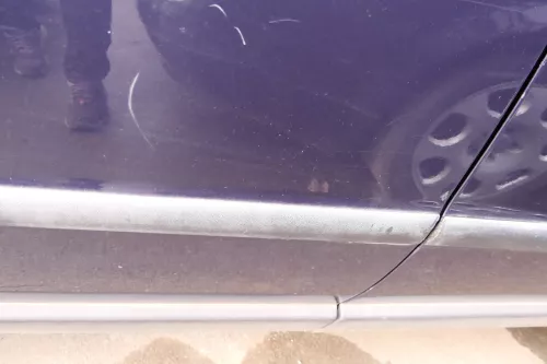 VW Passat 3B 3BG Kombi Variant Tür hinten rechts blau LN5Y (113486)