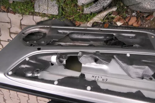 VW Lupo Seat Arosa Tür vorne links Fahrertür silber LS5N ohne Anbauteile (mechan (113774)