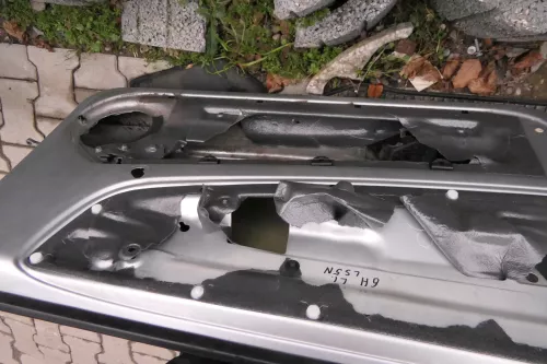 VW Lupo Arosa Tür vorne rechts Beifahrertür silber LS5N ohne Anbauteile (Mechani (113776)