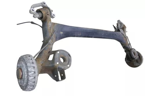 Audi A2 8Z Achse hinten Hinterachse Achsträger mit ABS Trommelbremse Magnesium