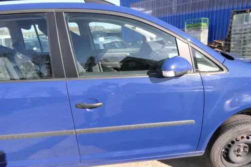 VW Touran 1T3 1T Tür vorne rechts Beifahrertür blau LL5M ohne jegliche Anbauteil