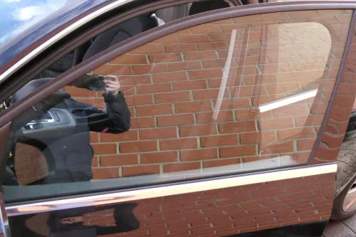 Audi A4 8K B8 Seitenscheibe vorne links Fenster vorn Scheibe Fahrertür (114546)