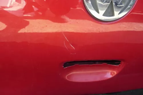 VW Polo 9N3 Cross Heckklappe Kofferraumklappe Klappe hinten rot braun LC3X (115108)