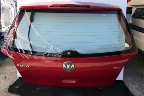 VW Polo 9N3 Cross Heckklappe Kofferraumklappe Klappe hinten rot braun LC3X (115108)
