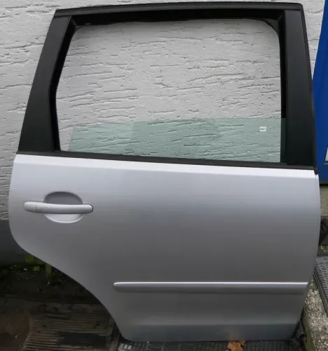 VW Polo 9N 9N3 Tür hinten rechts 4/5-Türer grau silber LA7W   130838