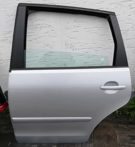 VW Polo 9N 9N3 Tür hinten links 4/5-Türer grau silber LA7W (115110)