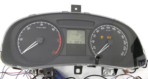 Skoda Fabia Roomster Tacho Tachometer Kombiinstrument 168.000km 5J0920801C TDI (115368)