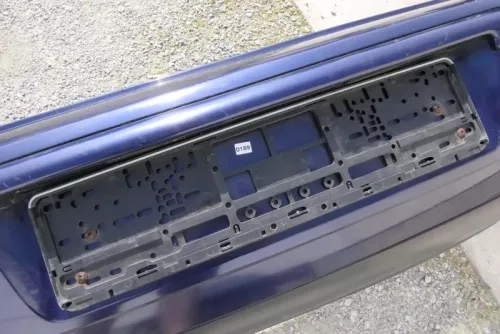 VW Polo 9N 9N3 Stoßstange Heckstoßstange hinten blau LB5N (115638)